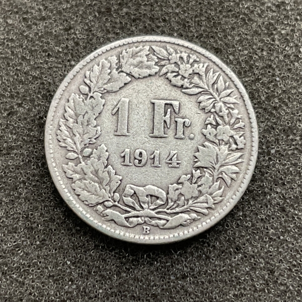 1 Franken Silber 1914